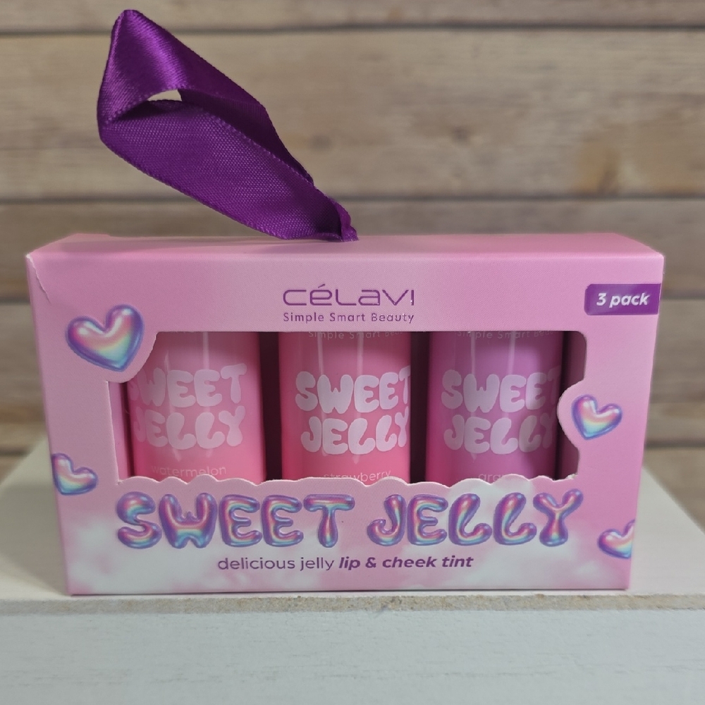 Sweet Jelly Lip & Cheek Tint Trio